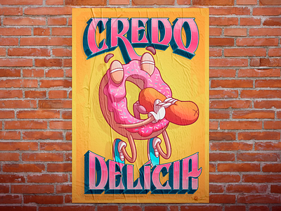 Credo Que Delicia Feat. Gibara brazil campinas character color cool design dribbble flat food fun icon illustration ilustração sao paulo thunder rockets typography vector