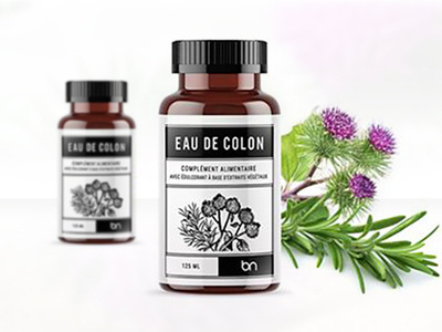 Eau de Colon Lable design branding communication design graphic illustration label label design logo mockup typography