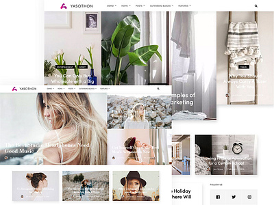 Yasothon - Gutenberg Blog & Magazine Wordpress Theme blog magazine minimal news template theme