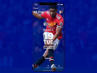 Chelsea App Dribbble app chelsea fc soccer app