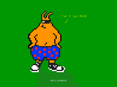 Eight Bit Earl | Toejam & Earl 8 bit art gaming graphic design illustration pixel art