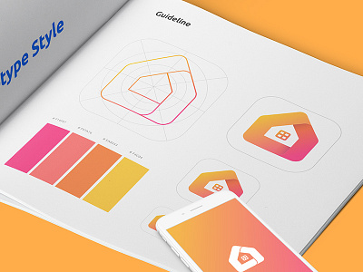 Day 5 icon app branding dailyui digital gradient gradient icon graphic guide guide page guidebook home home icon icon icon app illustrator ui vector web