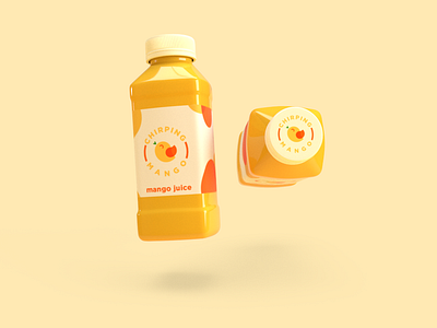 Chirping Mango Packaging concept 1/2 bottle design bottle label bottle mockup brandidentity branding design dribbbler food and beverage graphic design juice logo logodesign mango package package design packagedesign packaging packaging design