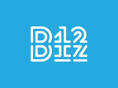 B12 BIZ logo b12 b12 logo biz biz logo business lettering logo monogram stencil typographic logo typography