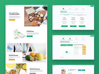 Care Nutritionists Website Design ecommerce food nutritionist ui design ux design web design