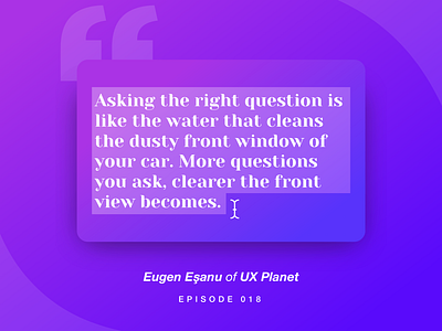 Design Standup: Episode 0️⃣1️⃣8️⃣ app appdesign design designer designinspiration designstanduppodcast digitaldesign graphicdesign interaction interface motion podcast tech uiux userexperience ux uxdesign voicedesign webdesign websitedesigner