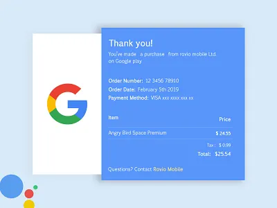 Email Receipt creative daily 100 daily ui 017 dailyui design email email campaign email receipt google google apple microsoft google design ui ux