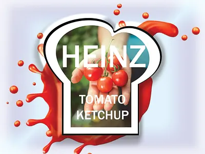 Heinz Tomato Ketchup add advertising banner branding facebook cover graphic design logo poster social media post stationery