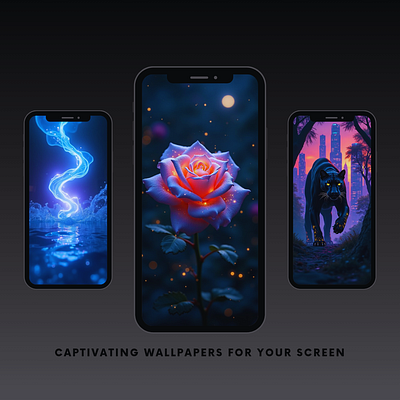 Captivating Digital Wallpapers: Mystical and Elegant Designs 3d 3d designs abstract light effect artistic background digital art elegant fantasy art graphic design high resolution wallpaper illustration mobile wallpapers mystical nature inspired