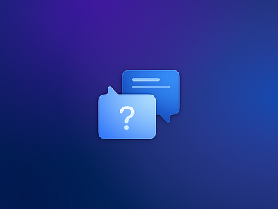 CleanMyMac Business | Q&A faq figma icon design illustration