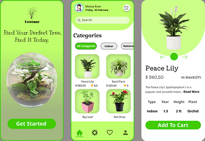 Gardening Apps UI branding colorful design figma illustration logo ui ux web design