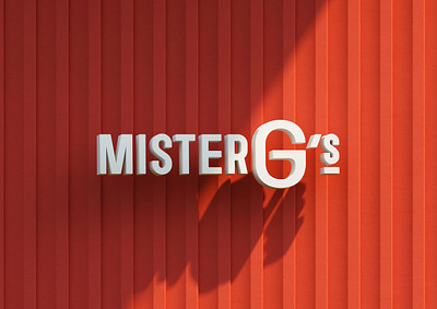 Mister G's Branding and Packaging Design - Restaurant 3d brand identity branding burger chicken fast food food label logo packaging restaurant steakhouse