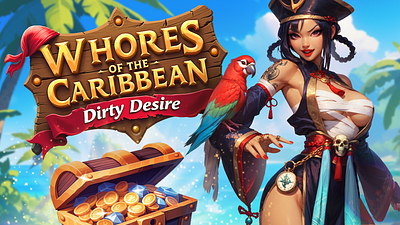 Pirate-style Banner for GreenT Games graphic design