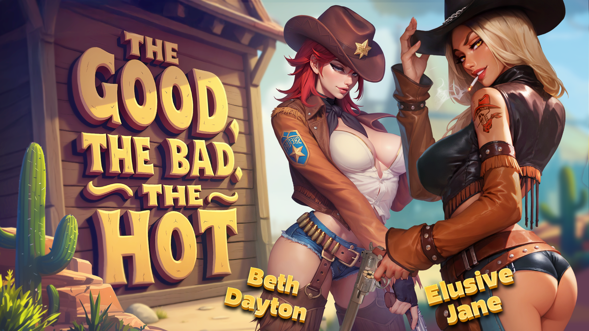 Wild West Banner graphic design