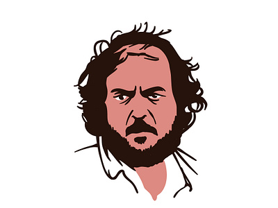 Stanley Kubrick design drawing illustration illustrator portrait portrait art vector wacom