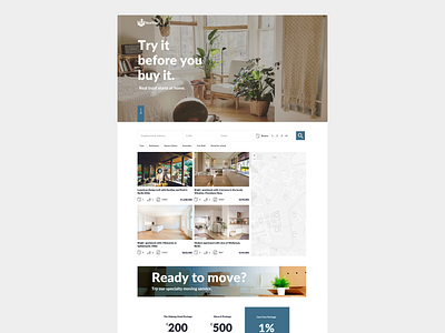 RealTrust Landing Page design landing page ui user inteface web design