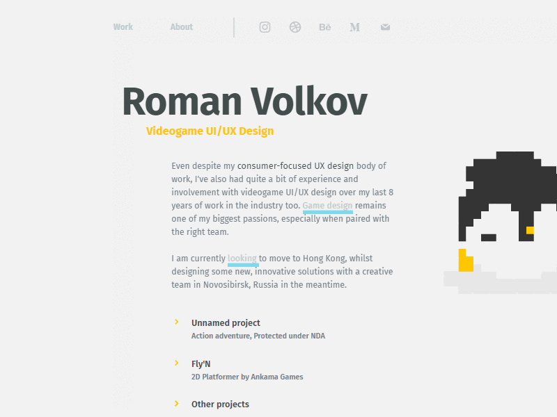 Laptop Faux 3D · Website interaction animation parallax perspective transform portfolio ui pack webdesign webflow