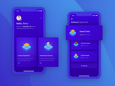 Klamda | Experience Finder Mobile Application | UI UX app branding design dribbble firstshot flat illustration information architecture interaction design interaction designer minimalism mobile mobile apps typography ui user experience user interface ux uxui website