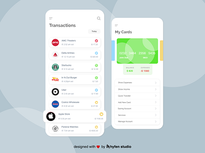 Expenditure App UI app creative creative agency design hyfenstudio icon typography ui uidesign uipractice ux ux design ux designer