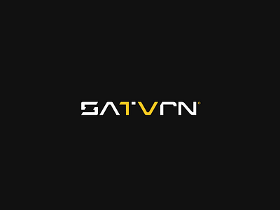 Saturn IV clean graphic design iconic logo logo design saturn simple wordmark