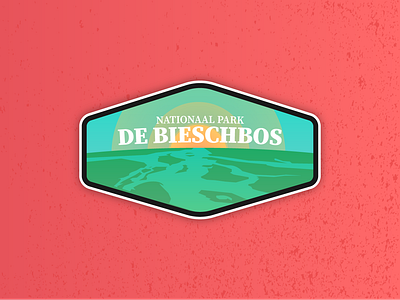 Nationaal Park de Bieschbos branding design flat illustration illustrator logo nature snapchat snapchat filter sticker vector