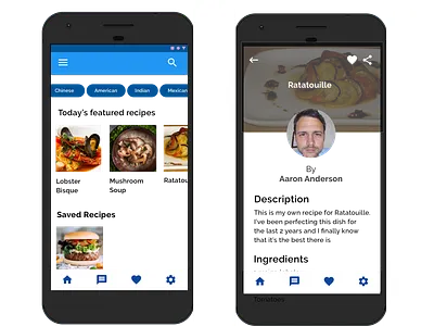 Recipe app inspired by Spotify design ui ui design uidesign uiux uiuxdesign user inteface userexperiance userinterfacedesign ux design uxdesign
