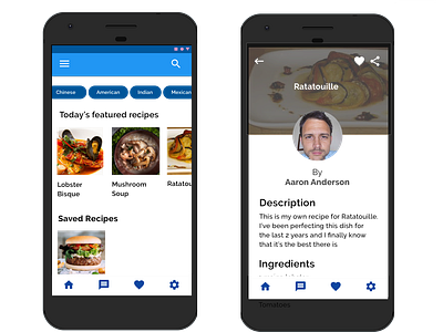 Recipe app inspired by Spotify design ui ui design uidesign uiux uiuxdesign user inteface userexperiance userinterfacedesign ux design uxdesign