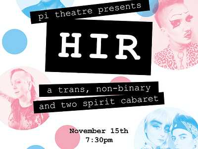 HIR Trans Cabaret Poster design poster trans