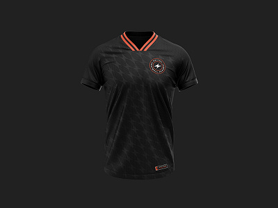 Switch Football Academy crest design football jersey logo orange shield soccer