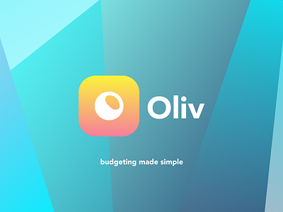 Branding for a budgeting app Oliv ad adversiting app app icon app icon design branding concept design digital design figma flat graphic design icon identity illustration logo logo design minimal mock up vector