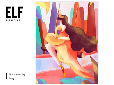 Elf elf fantasy illustration