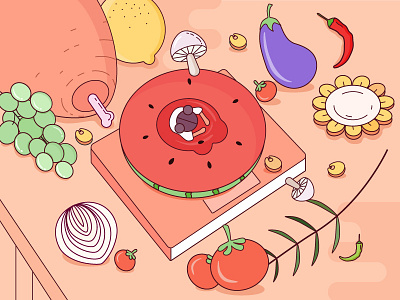 Vegetables and fruits vegetables