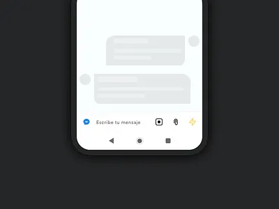 Escribe tu mensaje app chat app inteface mobile ui ui design user inteface
