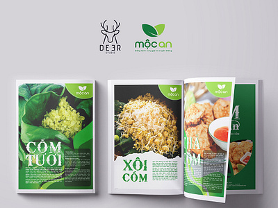 Brochure Cốm Mộc An art brand branding design graphic hochiminh icon icons illustration lettering logo logomark logotype type typo vector vietnam