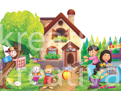 study 2dcartoon animation branding childrensbookillustration design fun time illustration illustration art logo toddlerlearning ui