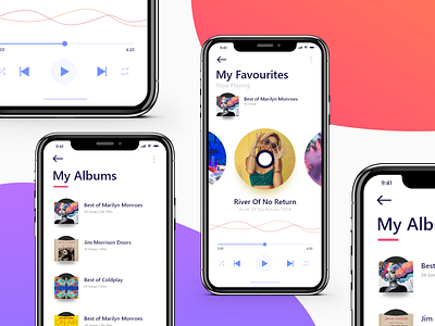 Music Player App adobe adobexd app app design dailyui design drawing dribble gramaphone illustration music music player record ui uidesign uiux uiux design uiuxdesign ux uxdesign