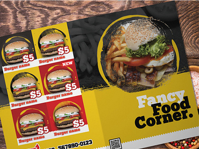 Restaurant menu and flyer design brochure food flyer food menu restaurant flyer restaurant menu tri fold tri fold brochure tri fold flyer