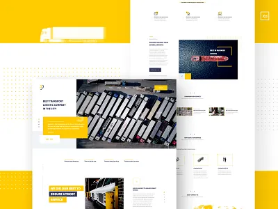 Logistic Agency web agencies agency agency branding concept design flat interaction interface logistic minimalist responsive ui design transport ui ui design user user interface ux web web design webdesign