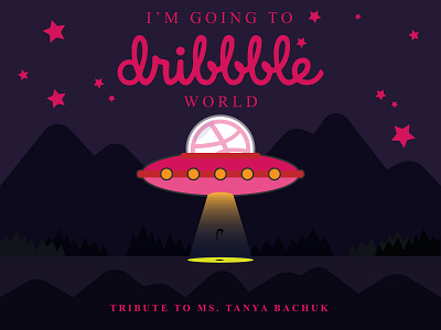 DRIBBBLE WORLD dribbble dribbble debut graphicdesign invitation vector world