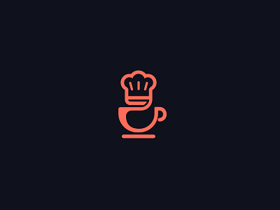 Coffee chef branding coffee coffee bar cup of coffee design illustration logo logomark