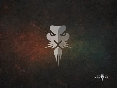 Azanti azanti branding design dribbble graphic icon identity illustrator lion logo mark monogram vector