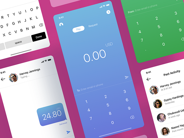 Money Transfer Chat App by Igor Savelev for White Label on Dribbble