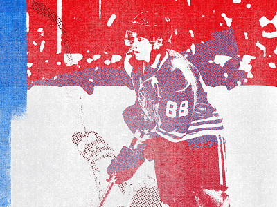 Hockey design illustration