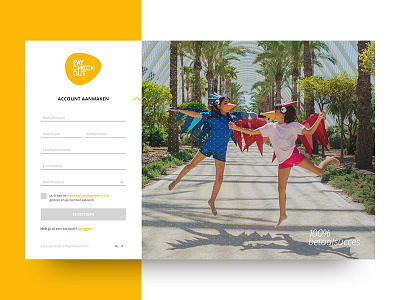 Paycheckout - Webdesign - Account Page branding design login login form login page ui ux webdesign website