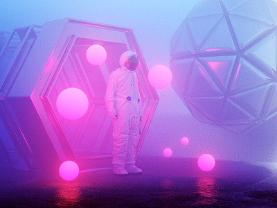 –Space.Bevel 2019 abstract art astronaut c4d cinema4d fantasy film hologram interstellar mp4 octane octane render octanerender scifi space surreal