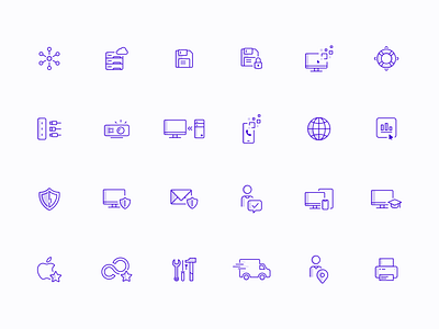 Icons design devices firewall fix icons icons design icons pack icons set print save virtualization