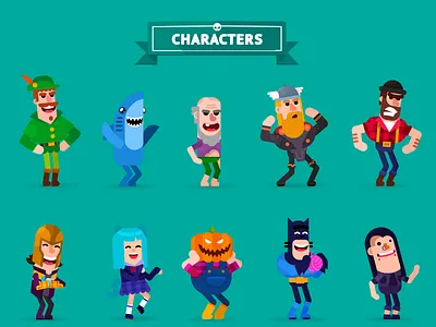 characters bowmasters charachters game game art gamedesign gamedev playgendary