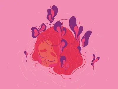 Illustration Series - in water character art design editorial art editorial illustration illustration