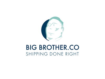 Concept design for Big Brother.Co Delivery Service [WIP] branding design flat illustration logo type typography