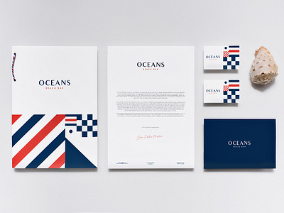 Oceans Beach Bar beach branding identity